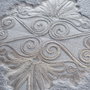 Mijölnir Juego de alfombras de baño de felpa Gris